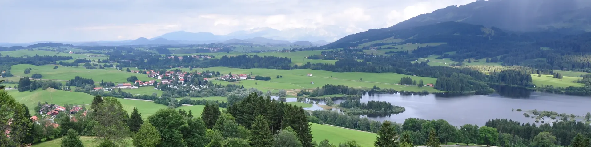 Haslach am Grüntensee Panorama Oy-Mittelberg